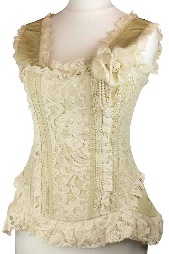 Burleska Steampunk Venice Bodice Cream Ladies Steampunk Clothing 3 Burleska Steampunk Venice Bodice Cream Ladies Steampunk Clothing