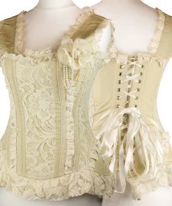 Burleska Steampunk Venice Bodice Cream Ladies Steampunk Clothing