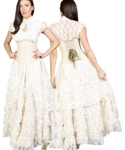Burleska Victorian Skirt Cream