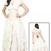 Burleska Victorian Skirt Cream 1 Burleska Victorian Skirt Cream