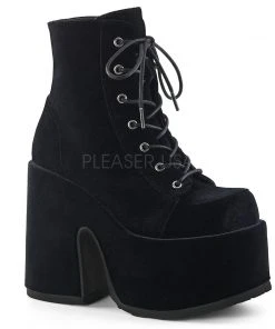 Gothic Boots Demonia CAMEL-203 Boots Velvet