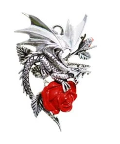 Carpe Noctum All Jewellery Anne Stokes Draca Rosa Pendant
