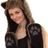 Angel Clothing Cat Bear Or Wolf Hood With Scarf And Pockets - Hat