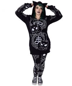 Innocent Clothing Heartless Cat Craft Hood Ladies Gothic Clothing