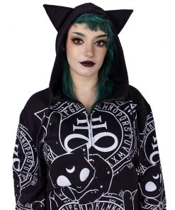 Innocent Clothing Heartless Cat Craft Hood Ladies Gothic Clothing