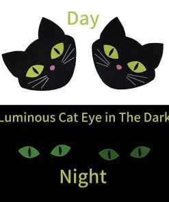 Nipple Pasties Black Cat Glow In The Dark Pasties Pasties And Harnesses