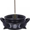 Nemesis Now Cauldron Bubble Incense Burner 2 Nemesis Now Cauldron Bubble Incense Burner