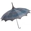 Soake Charcoal Patterned Pagoda Umbrella / Parasol Gothic Accessories