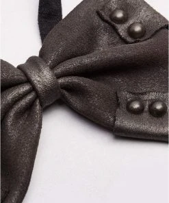 Punk Rave Steampunk Charon Brown Bow Tie