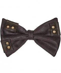 Punk Rave Steampunk Charon Brown Bow Tie
