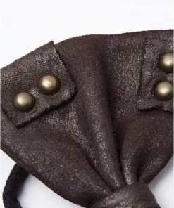 Punk Rave Steampunk Charon Brown Bow Tie