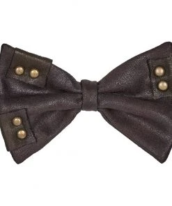 Punk Rave Steampunk Charon Brown Bow Tie