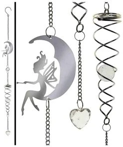 Alchemy Gothic Fairy Moon Wind Spiral Front Door & Hallway