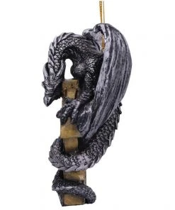 Nemesis Now Claus Festive Hanging Dragon Ornament
