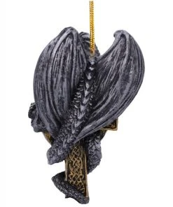 Nemesis Now Claus Festive Hanging Dragon Ornament