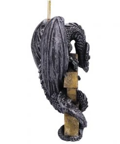 Nemesis Now Claus Festive Hanging Dragon Ornament