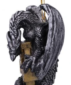 Nemesis Now Claus Festive Hanging Dragon Ornament