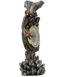 Nemesis Now Clockwork Reign Steampunk Dragon Clock Steampunk Homeware