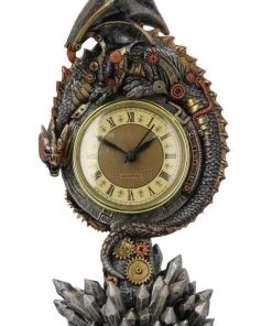 Nemesis Now Clockwork Reign Steampunk Dragon Clock Steampunk Homeware