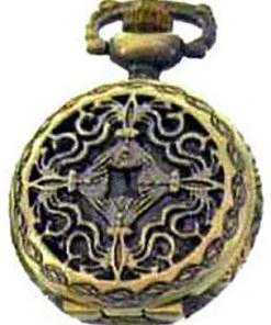 Pocketwatches Compass Style Cross Necklace Watch