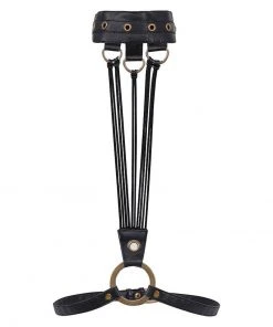 VG London Ladies Steampunk Clothing Faux Leather Corset Accessory Harness