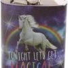 Puckator Cosmic Unicorn Hip Flask Dining & Barware