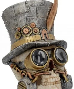 Nemesis Now Steampunk Homeware Count Archibald Steampunk Skull