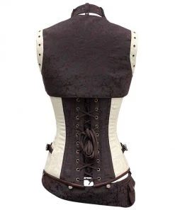 VG London Brocade Overbust Steampunk Corset