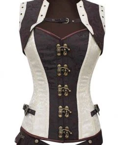 VG London Brocade Overbust Steampunk Corset
