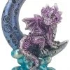 Nemesis Now All Homeware Crescent Creature Dragon Purple