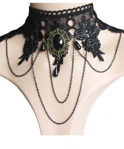 Lace Jewellery Ornate Black Lace Victorian Gothic Choker