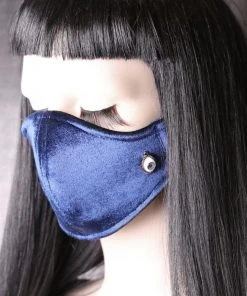 FAN Cry Baby Blue Velvet Neoprene Face Mask