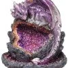 Puckator Crystal Cave Baby Dragon LED Backflow Incense Burner