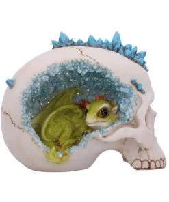 Nemesis Now Crystal Cave Blue Skull Dragon