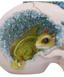 Nemesis Now Crystal Cave Blue Skull Dragon