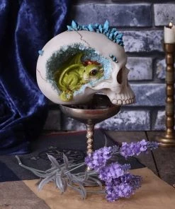 Nemesis Now Crystal Cave Blue Skull Dragon