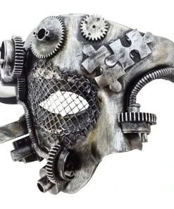 Nemesis Now All Steampunk Accessories Cyber Mask, Mechanical Phantom, Steampunk Masquerade Mask