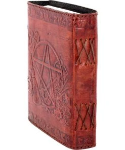 Nemesis Now Pentagram Leather Emboss Journal And Lock