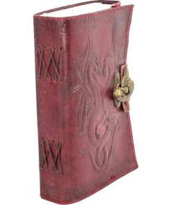 Nemesis Now Double Dragon Leather Embossed Journal And Lock