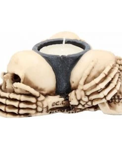 Nemesis Now Three Wise Skulls Tealight Holder