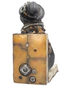 Nemesis Now Purring Pioneer Steampunk Cat Bookend Steampunk Homeware