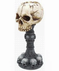 Nemesis Now All Homeware Torch Of Torture Skull Tea Light Holder