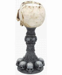 Nemesis Now All Homeware Torch Of Torture Skull Tea Light Holder