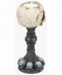 Nemesis Now All Homeware Torch Of Torture Skull Tea Light Holder