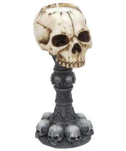 Nemesis Now All Homeware Torch Of Torture Skull Tea Light Holder