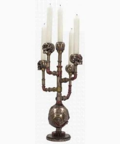 Nemesis Now Cranial Candelabra Steampunk 40.5cm