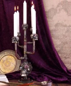Nemesis Now Cranial Candelabra Steampunk 40.5cm