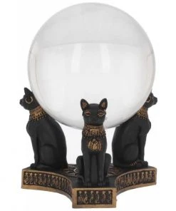Nemesis Now Bastet's Honour Crystal Ball Holder 12.7cm Egyptian