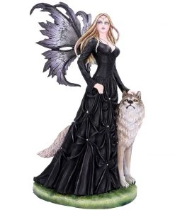 Nemesis Now All Homeware Loveta Fairy And Wolf Figurine 58.5cm