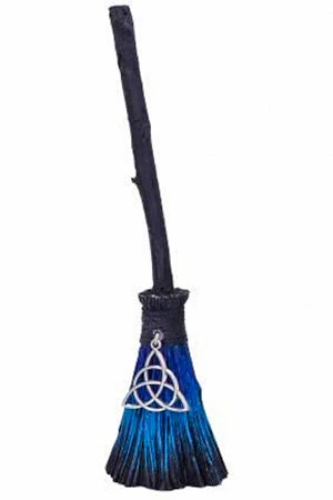 Nemesis Now Positive Energy Broomsticks Blue Triquetra Charm All Homeware 3 Nemesis Now Positive Energy Broomsticks Blue Triquetra Charm All Homeware